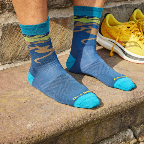 Men's Ridge Runner Micro Crew Ultra-Lightweight Running Socks