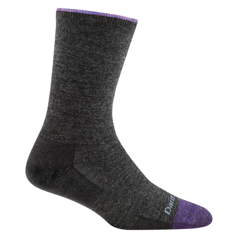Women's Solid Basic Crew Lightweight Lifestyle Socks