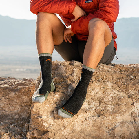 Men's Hiker Micro Crew Midweight Hiking Socks