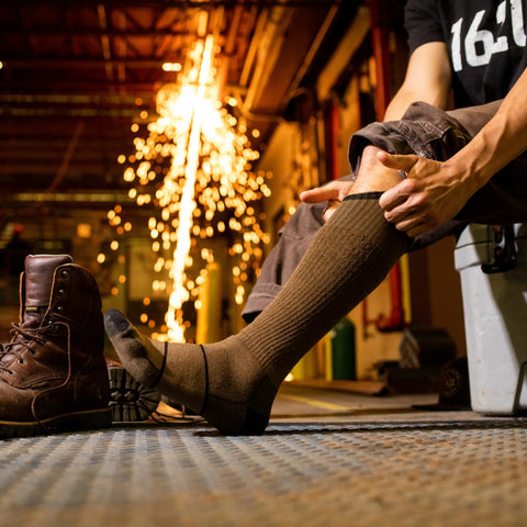 Men's Paul Bunyan Over-the-Calf  Midweight Work Sock