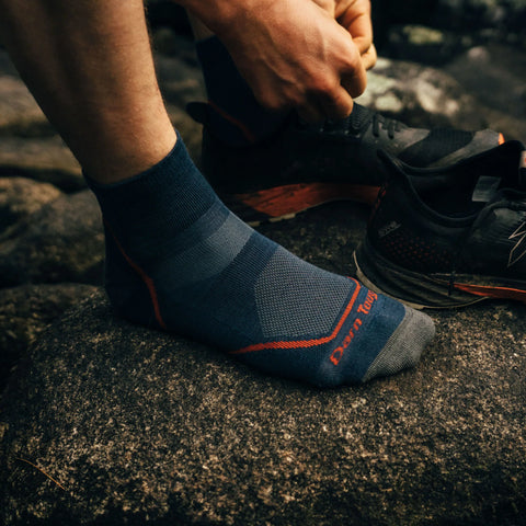 Men's Light Hiker Quarter Lightweight Hiking Socks