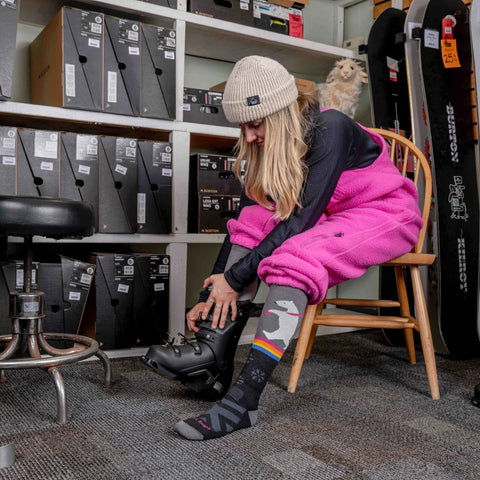 Women's Thermolite®  Due North Over-the-Calf Midweight Ski & Snowboard Socks