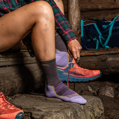 Women's Light Hiker Micro Crew Lightweight Hiking Socks